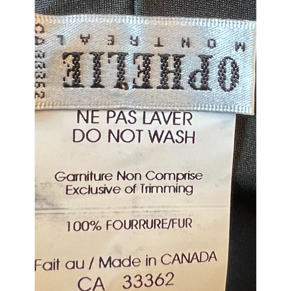 Vintage Ophelie Montreal Hat Red Angora Rabbit Fur Silver Buckle Bucket Hat - Picture 6 of 7